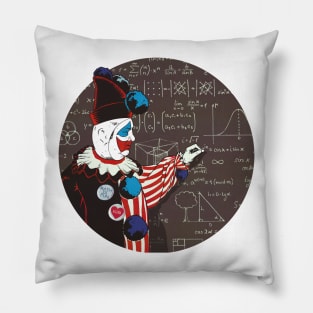 Murder Clown Doing Algebra Pillow