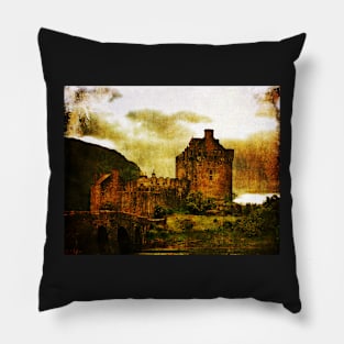 Old Castle on the water Pillow