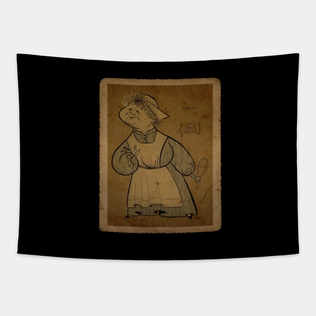 Downton Abbey's Mrs. Patmore! Tapestry by schomiak