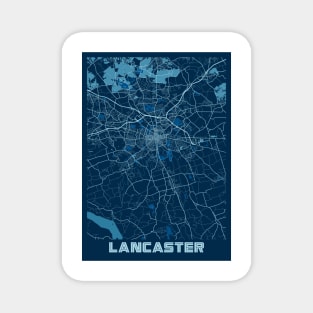 Lancaster - United States Peace City Map Magnet