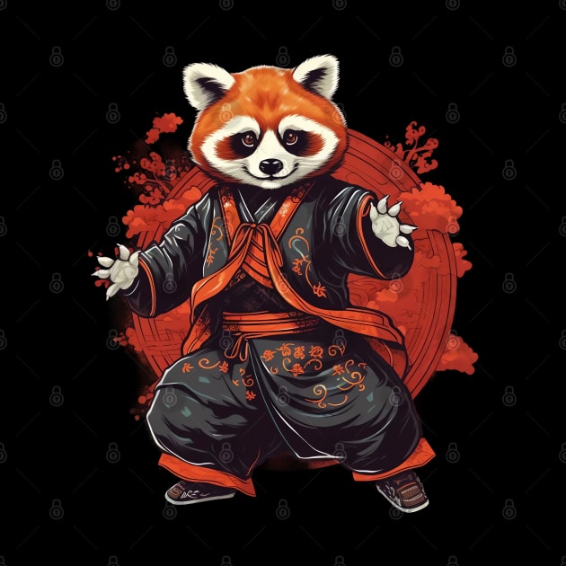 Kung Fu Master Red Panda by origato