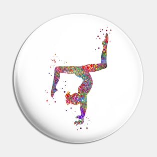 Gymnastics girl Pin