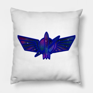 Star command logo Blue Pillow