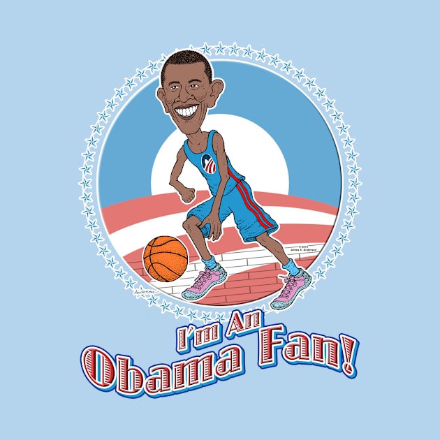 Obama Fan by JEAndersonArt