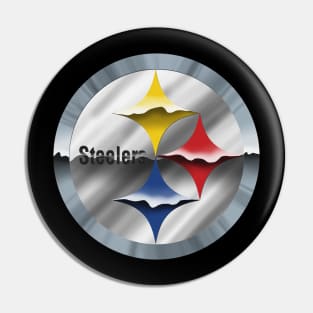 Steel city retro Pin