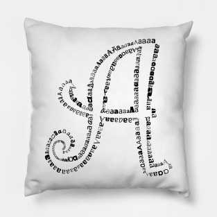 A letter Pillow