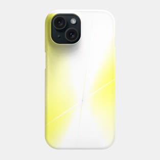 yellow white abstract texture Phone Case