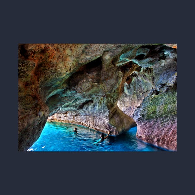 Swimming in the sea caves of Crete by Cretense72