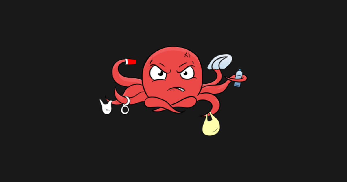 Angry Octopus - Angry Octopus - Aufkleber | TeePublic DE