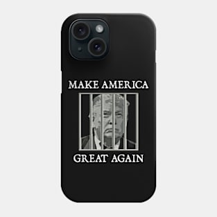 Trump Behind Bars. Phone Case