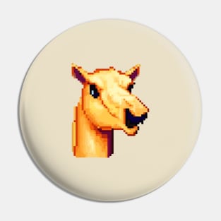 Head animal pixel art Pin
