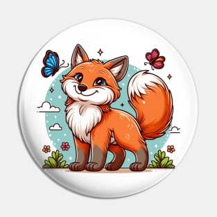 Enganging Fox Pin