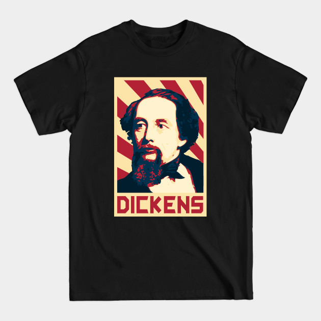 Charles Dickens Retro propaganda - Charles Dickens - T-Shirt