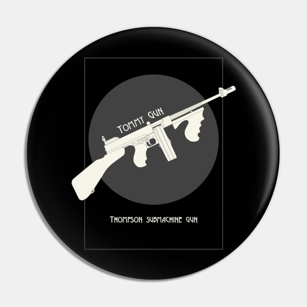 Thompson submachine gun ( Tommy Gun ) Pin by FAawRay