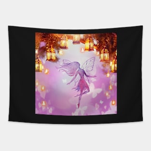 Pink fairy Tapestry
