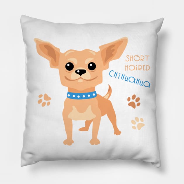 chihuahua Pillow by muchamad643