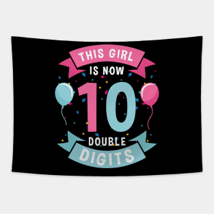 This Girl is Now Double Digits Tapestry