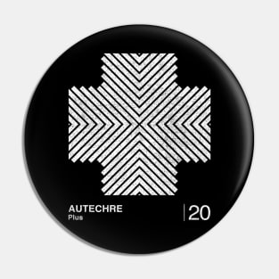 Autechre / Minimalist Graphic Fan Artwork Design Pin