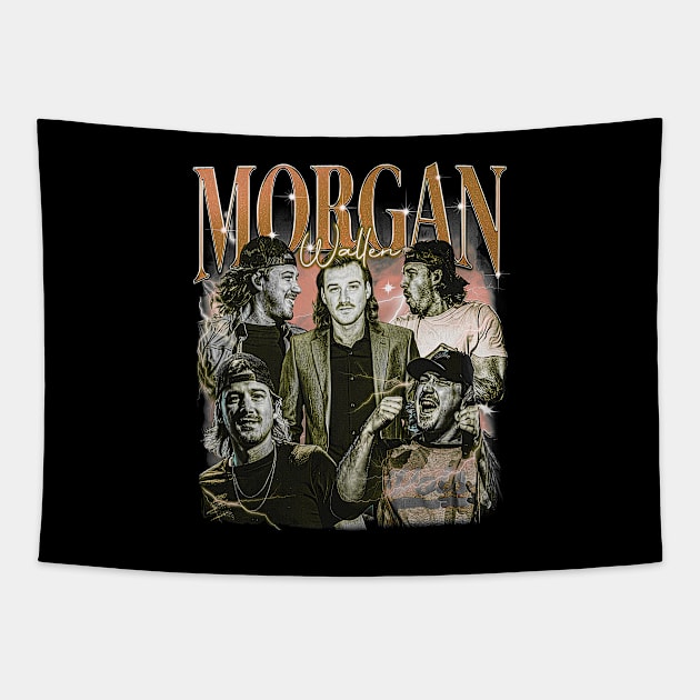 Morgan Western Tour Wallen Vintage Tapestry by arijosuaa