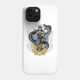 girl snake Phone Case