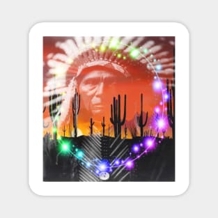 Native American Ghost Dance Magnet