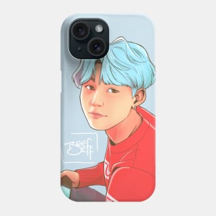 Suga Blue BTS Phone Case