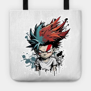 red-haired punk anime boy Tote