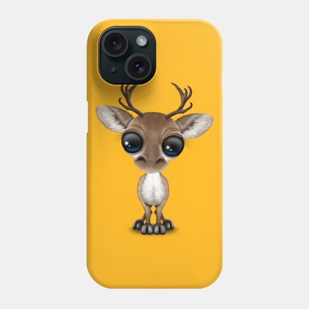 Cute Curious Reindeer Phone Case by jeffbartels