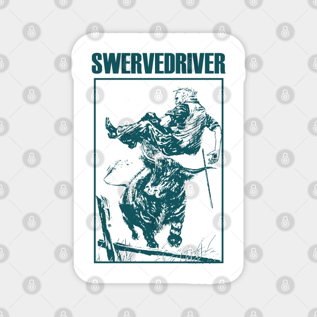 Swervedriver - Bull - Tribute Design Magnet by Vortexspace