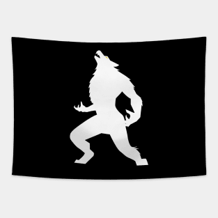 Werewolf Silhouette Tapestry