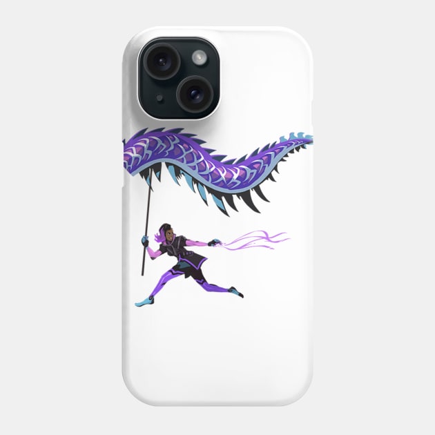 Sombra Dragon Dance Phone Case by Genessis