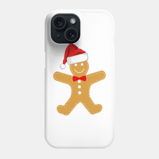 Gingerbread Man Christmas Red Phone Case