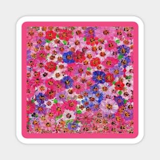 colorfull flowers Magnet