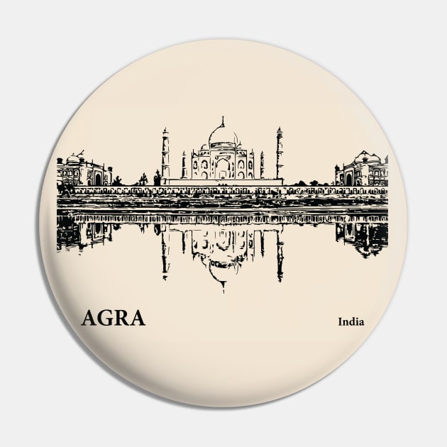 Agra - India Pin by Lakeric