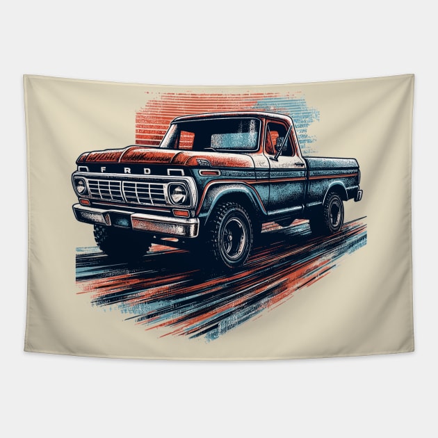 Ford F-100 Tapestry by Vehicles-Art