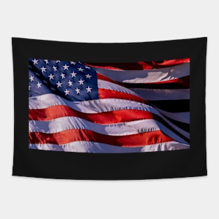 American Flag in the Wind Tapestry