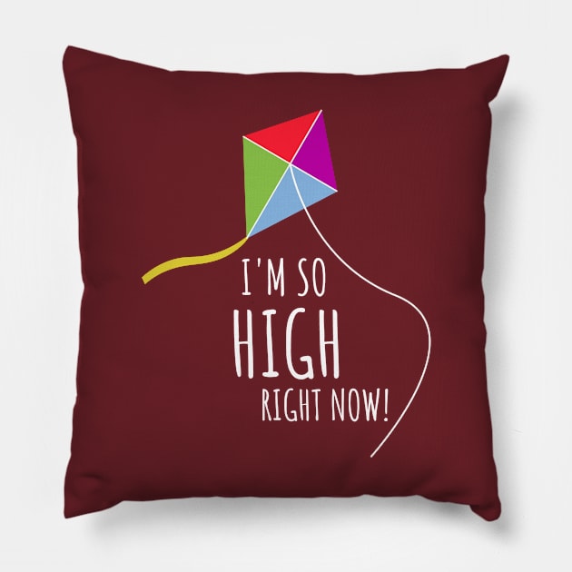 Im so high right now Pillow by maxcode