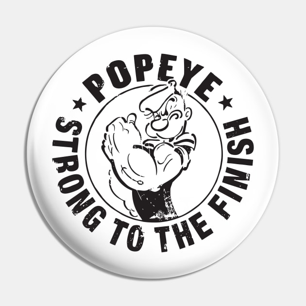 Popeye strong to the finish Pin by workshop71