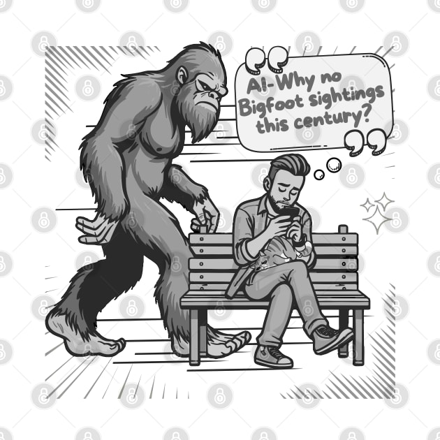 Bigfoot Humor by Etopix