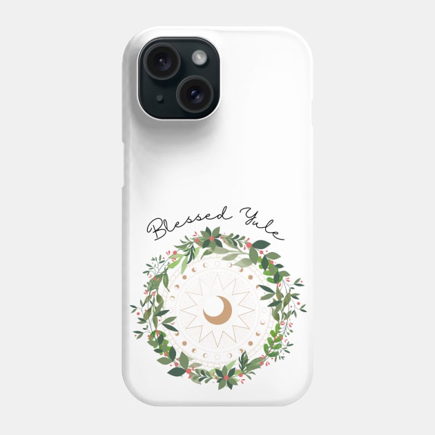 Blessed Yule Phone Case by AtHomeNinjaKeisha