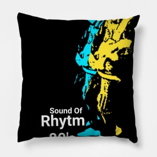 Sound Of Rhytm 80s Pillow