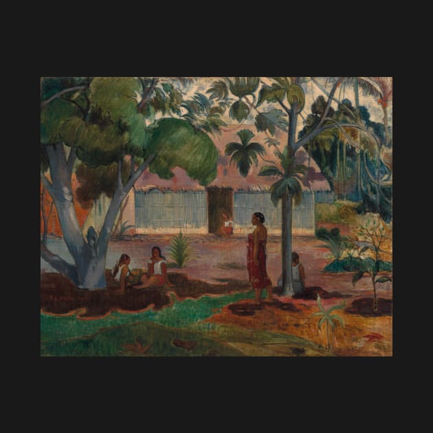 The Large Tree by Paul Gauguin by Classic Art Stall