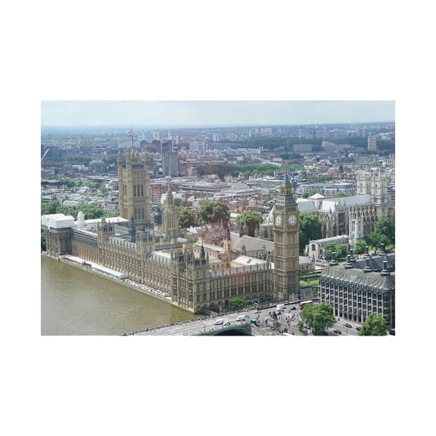 Palace of Westminster London Eye view by fantastic-designs