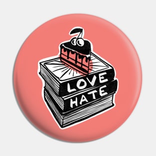 love and hate Pin