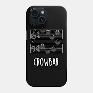 Crow Bar Funny Music Bid Pun Phone Case