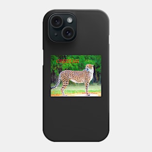 Cheetah educational Phone Case