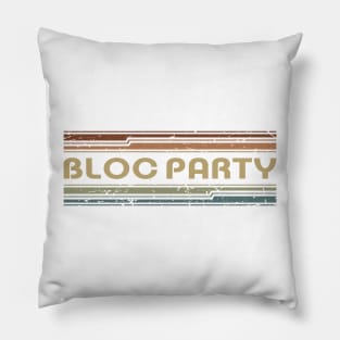 Bloc Party Retro Lines Pillow