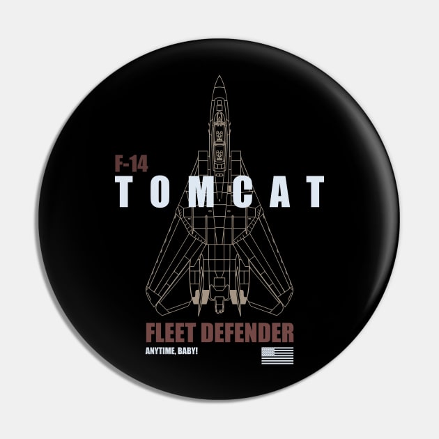 F-14 Tomcat Pin by TCP