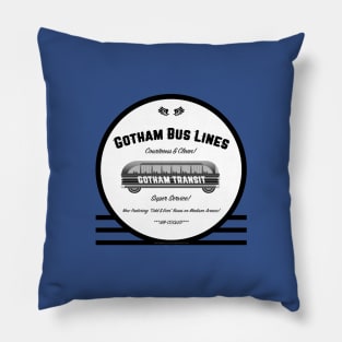 Gotham Bus Lines Pillow
