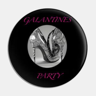 Galentines party marble shoes Pin